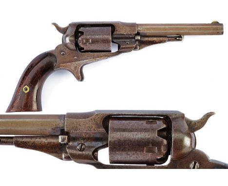 dating: Third quarter of the 19th Century provenance: USA, Octagonal, rifled, 4-1/2', cal. 31. barrel, with fore-sight, marke