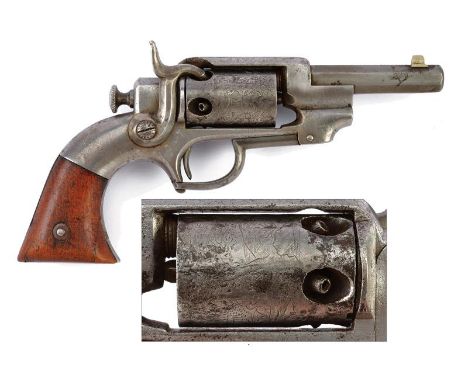 dating: Third quarter of the 19th Century provenance: USA, Octagonal, rifled, 3', cal. 28 barrel, with fore-sight. Smooth, fi