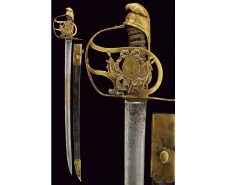 dating: late 18th Century provenance: France, Slightly curved, single-and false-edged blade with central fuller and rear groo