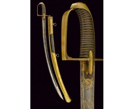 dating: late 18th Century provenance: France, Large, curved, single-and false-edged blade, with fuller, flat at the tip, thin