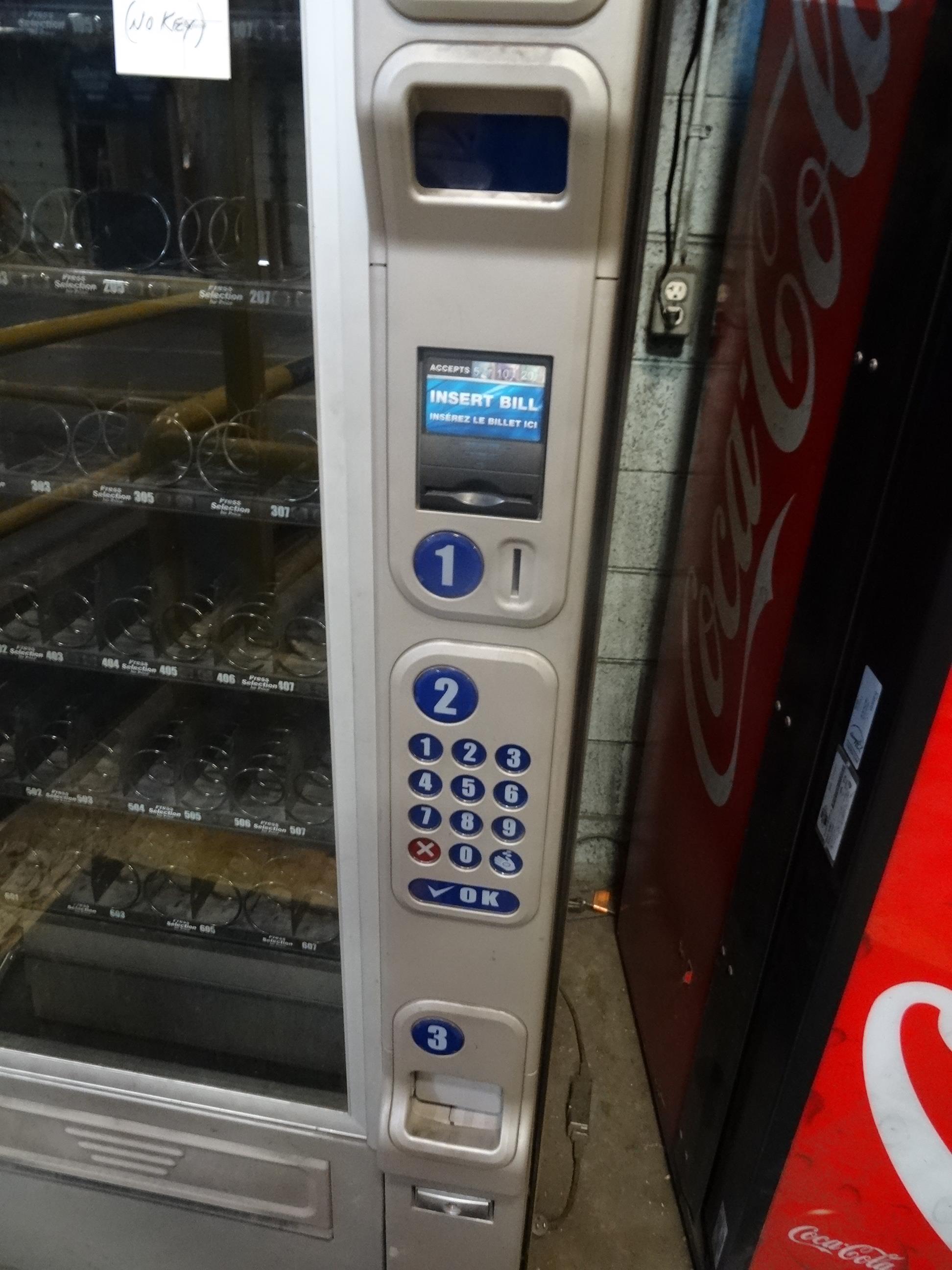 1X, VENDING MACHINE (WITH KEYS)