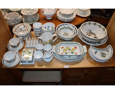 A collection of Portmeirion 'Botanic Gardens' bowls, cups and saucers, oven to table ware etc.