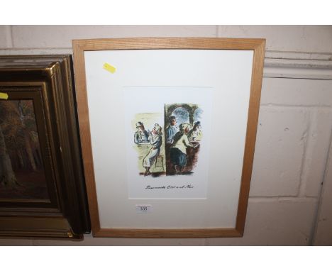 Edward Ardizzone, colour lithograph print