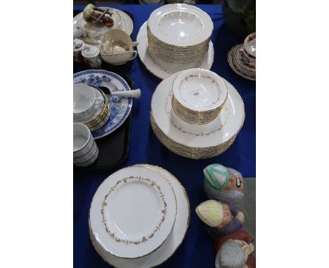 A Royal Worcester Gold Chantilly pattern dinner service Condition Report:Available upon request