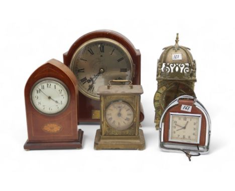 A collection of clocks including a lantern example Condition Report:Available upon request