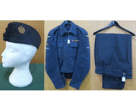 A post-War RAF Air Specialist (Class 2) war service dress uniform, comprising war service dress blouse by S. Schneiders &amp;