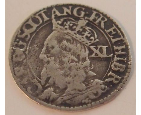 Scotland&nbsp;Charles I&nbsp;(1625-1649)&nbsp;40 Pence Obverse Left facing bust of Charles I, mark of value to the right of t