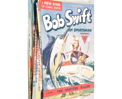 1950's British re-print comics and comic albums: Super Streamline Comics; Action Streamline Comics; Mandrake The Magician; Ge