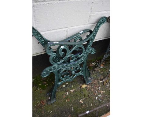 Pair of metal Bench Ends