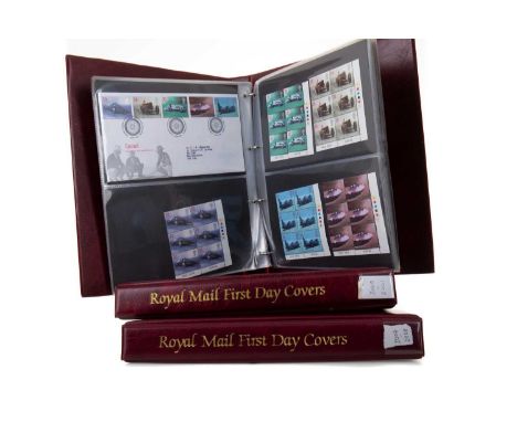 NINETEEN FIRST DAY COVER ALBUMS,containing extensive range of decimal issues, also including mint stamps throughout in blocks