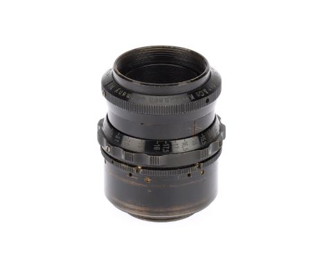 A Jos. Schneider &amp; Co Kreuznach Xenon f/1.5 2.5cm Lens black, screw mount possibly C-mount, body F-G, some wear to paint,