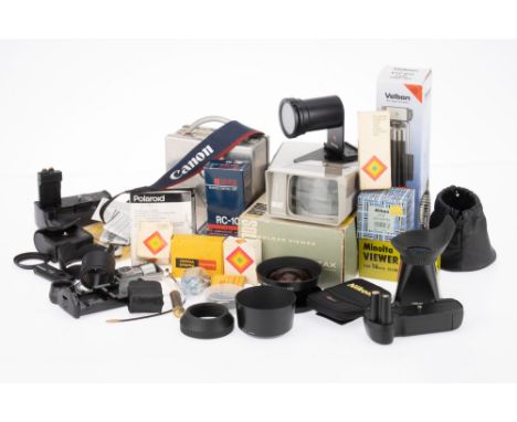 A Mixed Selection of Photgraphica, End Lot, to include a Leica Digicopy, some small Polaroid accessories, some viewers and ot