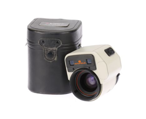 A Canon Zoom Lens FD 35-70mm f/4 AF, cream, body VG-E, AF working at time of auction, battery compartment free of corrosion, 