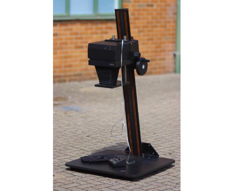 A Zone VI Variable Contrast 5x4 Enlarger,to include a complete set of masks up to 5x4", a Variable Contrast Control and cold 