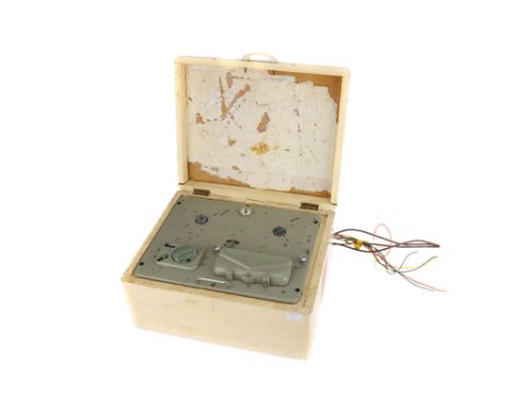 A Ferrograph Model 88 Reel to Reel Player, grey, body G-VG, un-secured in carry case, untested,