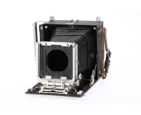 A M.P.P. Micro Technical Mark I to III Large Format Technical Camera Body black, circa 1950, military reference numbers 14A/4