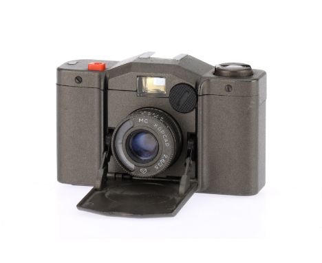 A Kiev 35A 35mm Ultra Compact Camera grey, body F, advances but shutter only fires intermittently, otherwise untested.