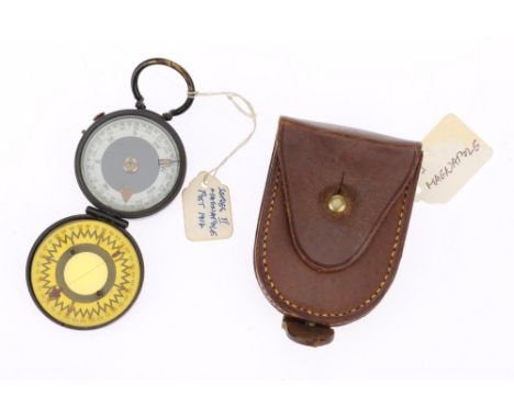 WW1 Magnapole (Short &amp; Mason London) Compass, WW1 Magnapole (Short &amp; Mason London) Compass, in its original leather c