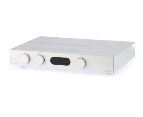 An Audiolab 8300A Intergrated Amplifier, silver, serial no. AH005841BLI1401