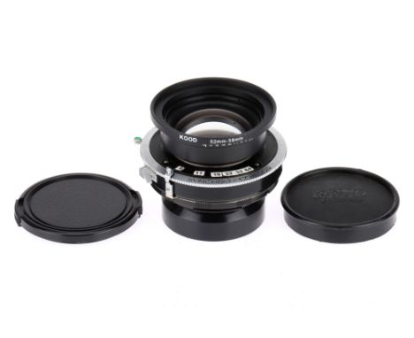 A Schneider-Kreuznach G-Claron f/9 240mm Large Format Lens black, serial number 14221323, body VG, optics G with light intern