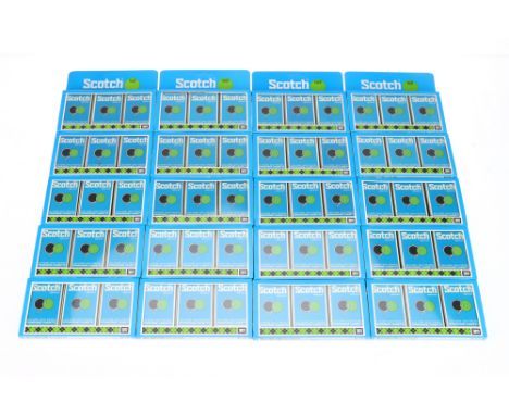 Twenty Boxes of Three Scotch C90 Cassette Tapes, twenty boxes, each containing three C90 cassette tapes, untested, likely new