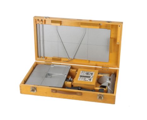 CARL ZEISS Aerotopo Aerial, Spiegelstereoskop, Mirror Stereoscope, German, c.1960 with a plaque for Carl Zeiss OV 110906, in 