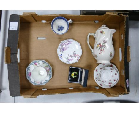 A mixed collection of items to include Royal Doulton & similar floral decorated cups Saucers & jug 