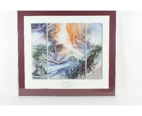 Norman Perryman (British, born 1933)/Elgar's Dream/signed in pencil and numbered 23/150/lithograph, 44cm x 56cm Condition Rep