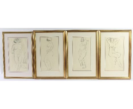 Patricia Preece (British 1984-1966)/Life Study III/circa 1920/pencil sketches, 41cm x 23cm/ and three others similar/Note: Pr