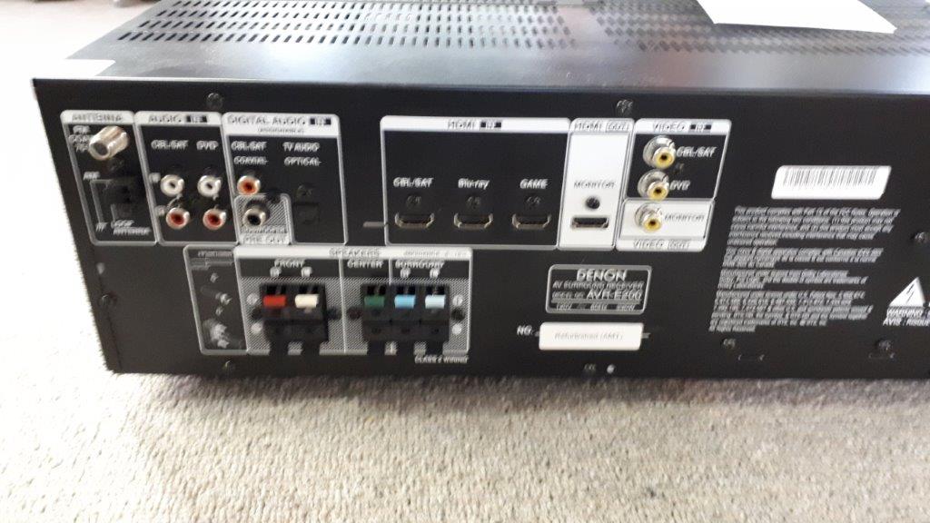 DENON SURROUND RECEIVER, mod AVRE200