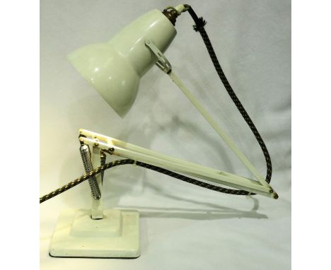 Herbert Terry &amp; Sons anglepoise lamp, extended H: 88 cm. All electrical items in this lot have been PAT tested for safety