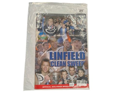 LINFIELD 'CLEAN SWEEP' 2005-06 SOUVENIR BROCHURE 