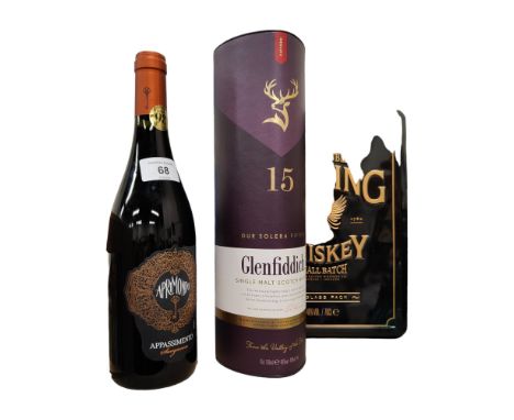 QUANTITY OF ALCOHOL TO INCLUDE A BOTTLe OF GLENLIVET &amp; GLENFIDDICH WHISKEY 
