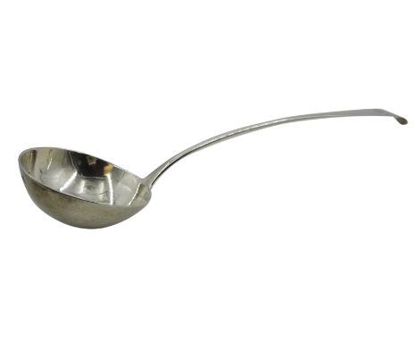 George III silver ladle, Old English pattern by James Hewitt, Edinburgh 1783, approx 6.5oz Condition Report Length = 38cmClic