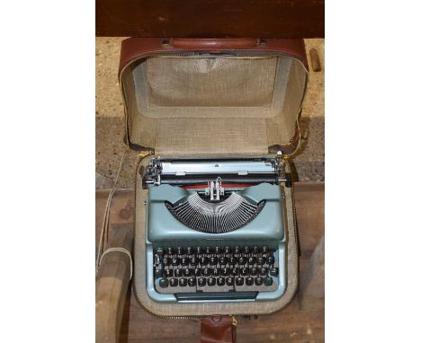 A vintage portable Imperial typewriter
