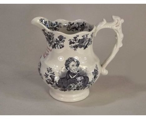 DOULTON WHISKY JUG.
A King George IV, Old Scotch Whisky advertising jug, by Royal Doulton. CONDITION REPORTS: The jug is in g