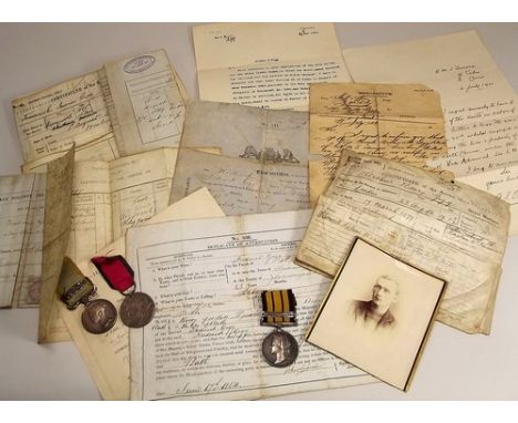 CRIMEA MEDALS & RELATED ITEMS.
Medals & other items relating to Frederick Gigg & his two sons Frederick James & Arthur Henry.