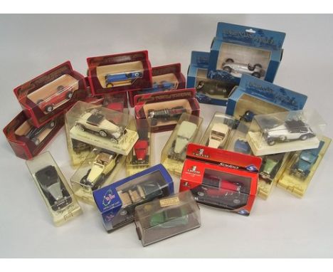 MATCHBOX, SOLIDO, CORGI ETC.
24 various models including Solido cars, Matchbox Models of Yesteryear Grand Prix & Corgi Legend