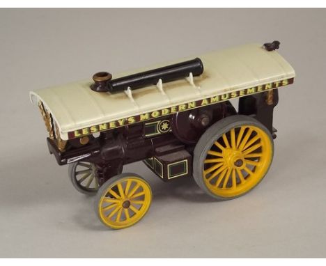 MATCHBOX MODELS OF YESTERYEAR.
Unboxed model No: Y9 Fowler Showman's Engine dark maroon. CONDITION REPORTS: Very good. Very s