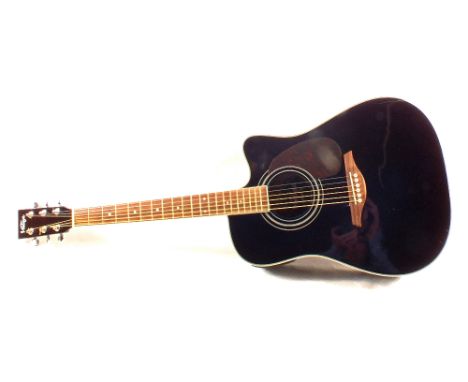 A 'vintage' Vec 500 electro acoustic guitar