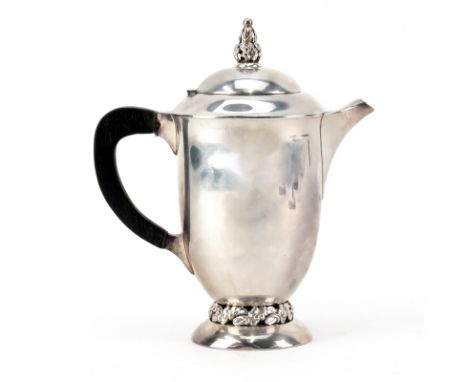 Vintage Sterling Silver Coffee Pot. Signed. Light dings or in good condition. Measures 9-3/4" H. Weighs approx. 21.70 troy ou