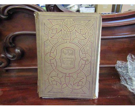 Tymms &amp; Wyatt: 'The Art of Illuminating', 1860, numerous chromolithograph plates throughout, original decorative cloth gi
