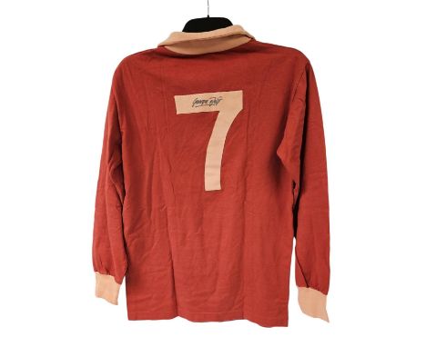 GEORGE BEST 1971/72 MATCH WORN AND SIGNED #7 MANCHESTER UNITED JERSEY George Best was footballs version of The Beatles. The f