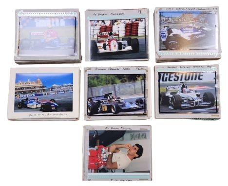 Approx. 160 Formula 1 Stock A4 Photos and prints to include Nigel Mansell, Ralf Schumacher, Gerhard Berger, Mika Hakkinen (19