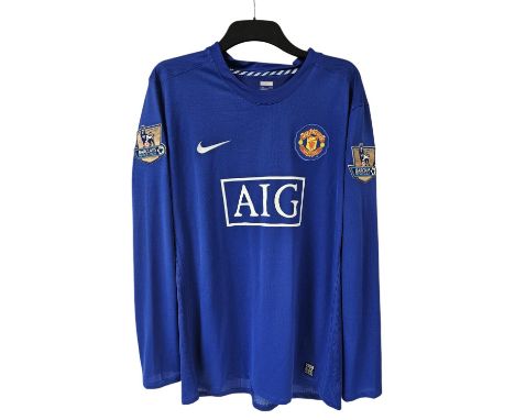 CRISTIANO RONALDO 2008/09 MATCH WORN #7 MANCHESTER UNITED AWAY JERSEYPresented is a Cristiano Ronaldo Manchester United unifo