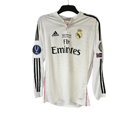 CRISTIANO RONALDO 2014 UEFA SUPER CUP MATCH ISSUED #7 REAL MADRID JERSEYThe 2014 UEFA Super Cup was the 39th edition of the U