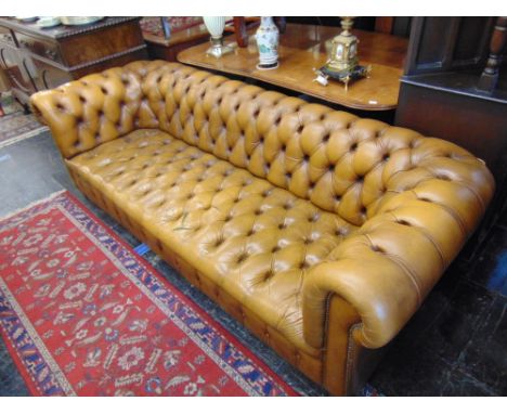 A Chesterfield three seater sofa a.f