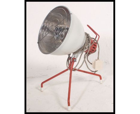 A retro mid century Pifco tripod heat lamp ideal for conversion to a desk lamp.