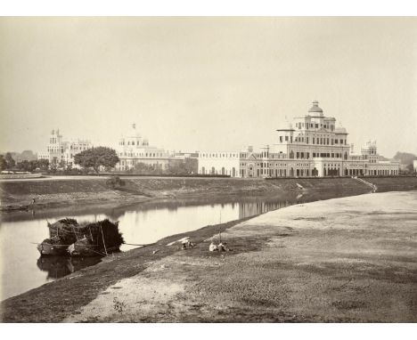 SACHE (JOHN EDWARD), and othersAlbum of views in Srinagar, Lucknow, Agra and Bengal,  81 albumen prints, mounted (mostly 2 pe