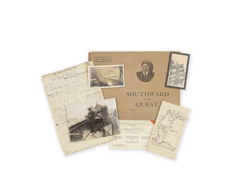 [SHACKLETON (ERNEST HENRY)]WORSLEY (FRANK A.) The final portion of his archive relating to his polar explorations with Shackl